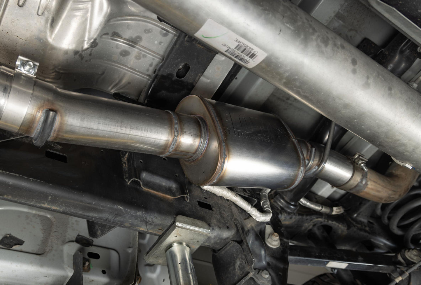 Fits 14-25 RAM 2500/3500 6.4L Gas Eng FFX Direct Fit Muffler Exhaust System, 409