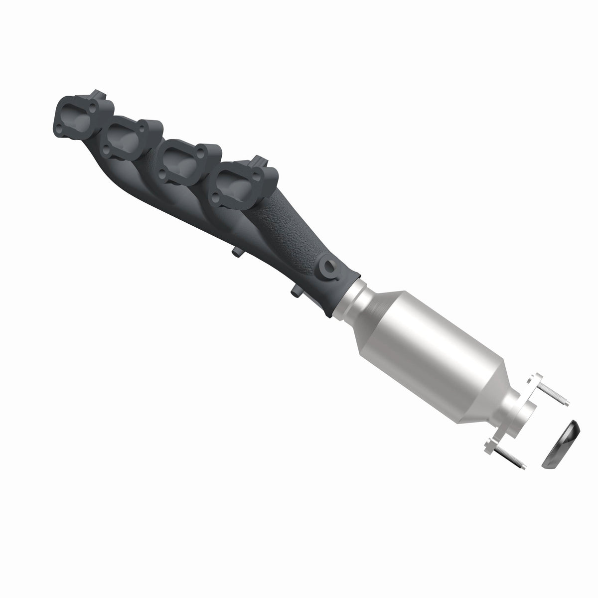 Catalytic Converter with Integrated Exhaust Manifold for HM Grade Federal / EPA Compliant Direct-Fit Manifold Catalytic
