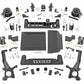 Fits Toyota Tundra 2WD/4WD (2022-2024) 6 Inch Lift Kit; OE Air Ride; 71800