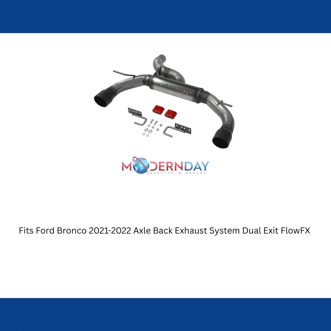 Fits Ford Bronco 2021-2022 Axle Back Exhaust System Dual Exit FlowFX 718123