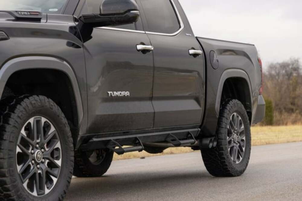 Fits 2022-2023 Toyota Tundra 3.5L, Dual Same Side Exit S/S Exhaust System-718143