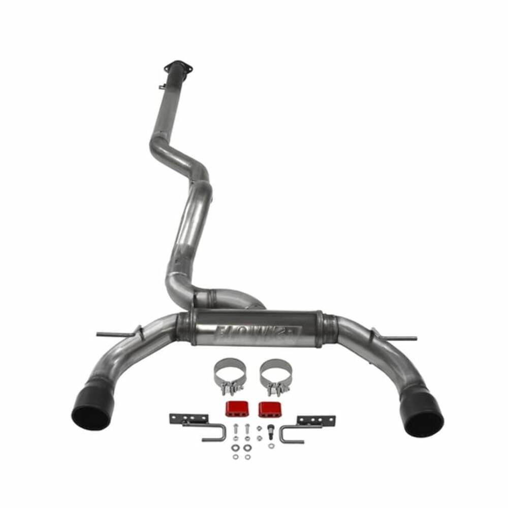 Fits 2021-2023 Ford Bronco 2.3/2.7L 3 Exhaust System, Dual Out Rear Exit 718146