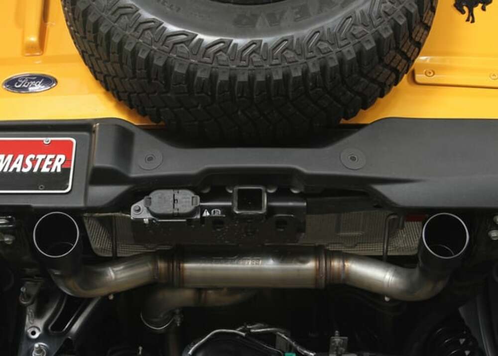 Fits 2021-2023 Ford Bronco 2.3/2.7L 3 Exhaust System, Dual Out Rear Exit 718146