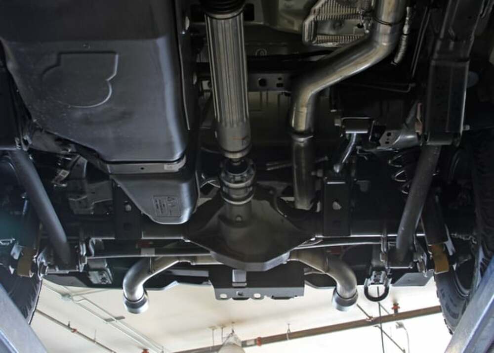 Fits 2021-2023 Ford Bronco 2.3/2.7L 3 Exhaust System, Dual Out Rear Exit 718146