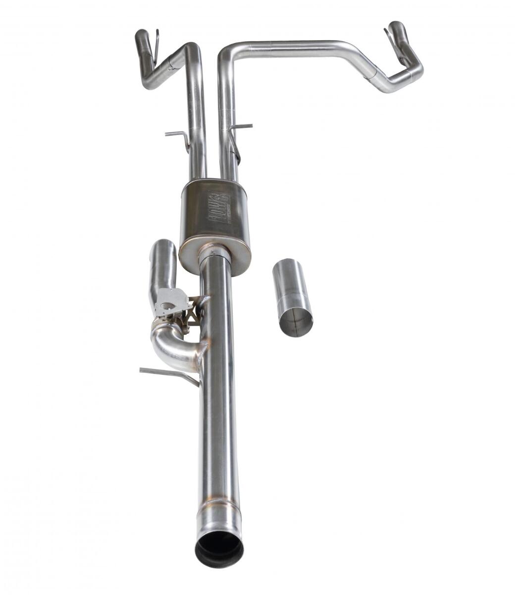 Fits 2024-2026 GM 1500 6.2-Liter, Flow FX Cat-Back exhaust system, w/ active