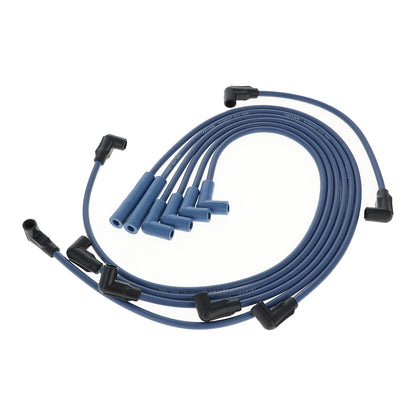 Spark Plug Wire Set Universal 8mm Silicone 5000 ohm/ft Hi Energy Blue 64632