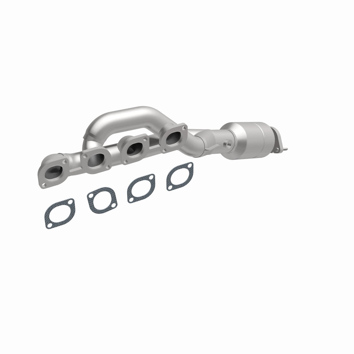 Catalytic Converter with Integrated Exhaust Manifold for HM Grade Federal / EPA Compliant Direct-Fit Manifold Catalytic