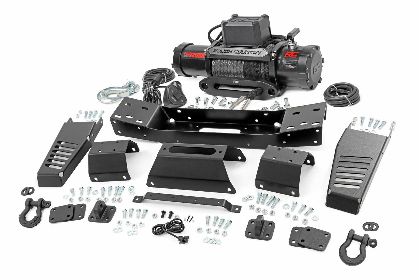 Fits Toyota Tundra 2WD/4WD (2022-2024) Hidden Winch Mount; 12000S; 72004