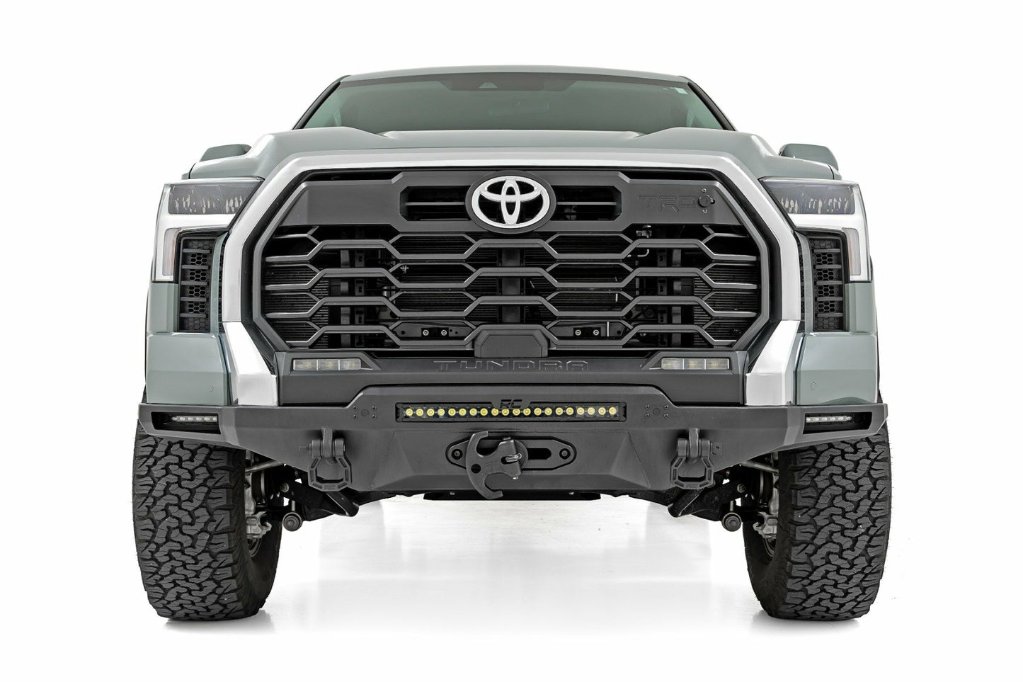 Fits Toyota Tundra 2WD/4WD (2022-2024) Hybrid Front Bumper; 72005