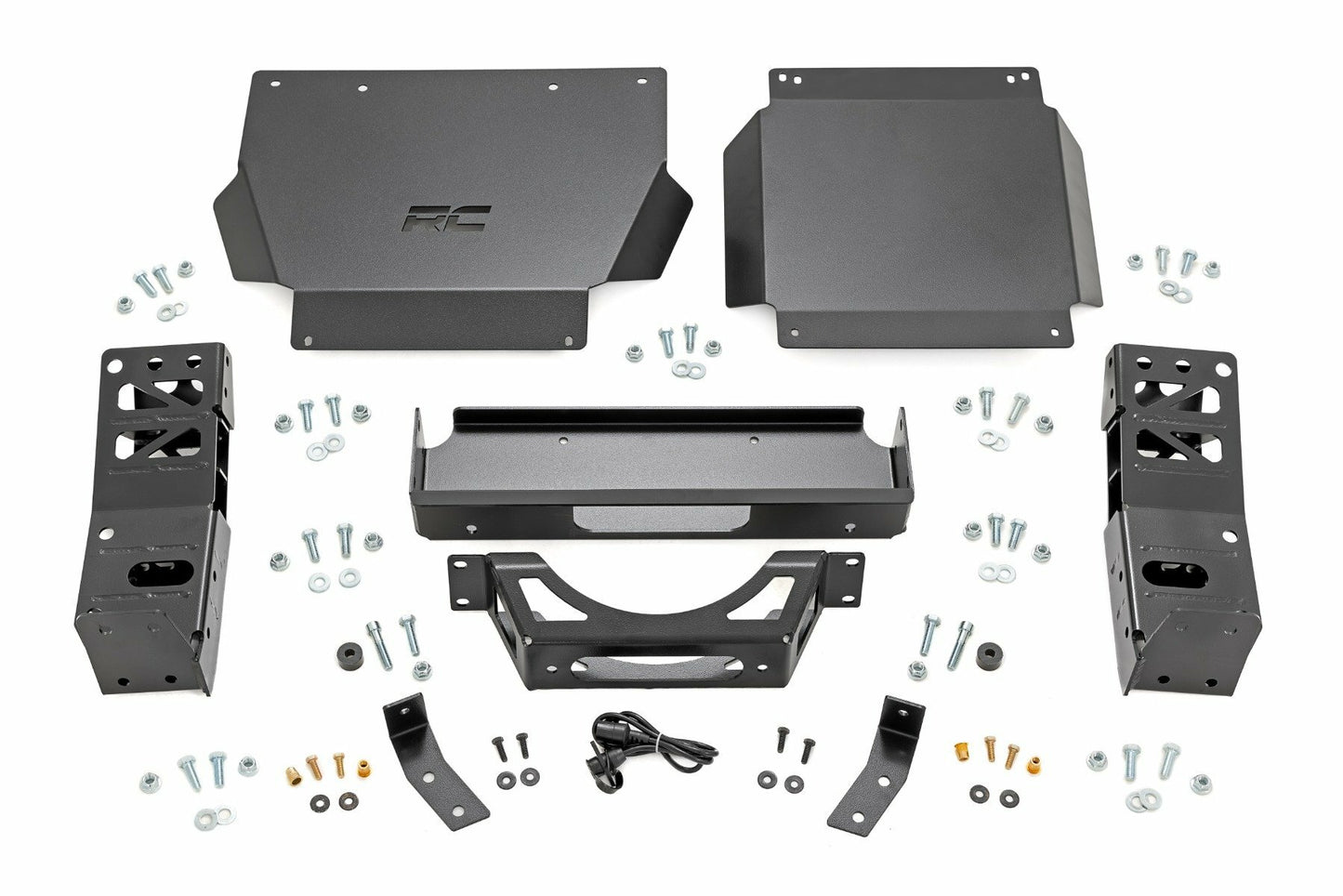 Fits Toyota Tacoma 2WD/4WD (2024) Hidden Winch Mount; 72011