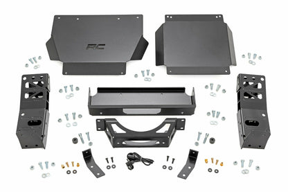 Fits Toyota Tacoma 2WD/4WD (2024) Hidden Winch Mount; 72011