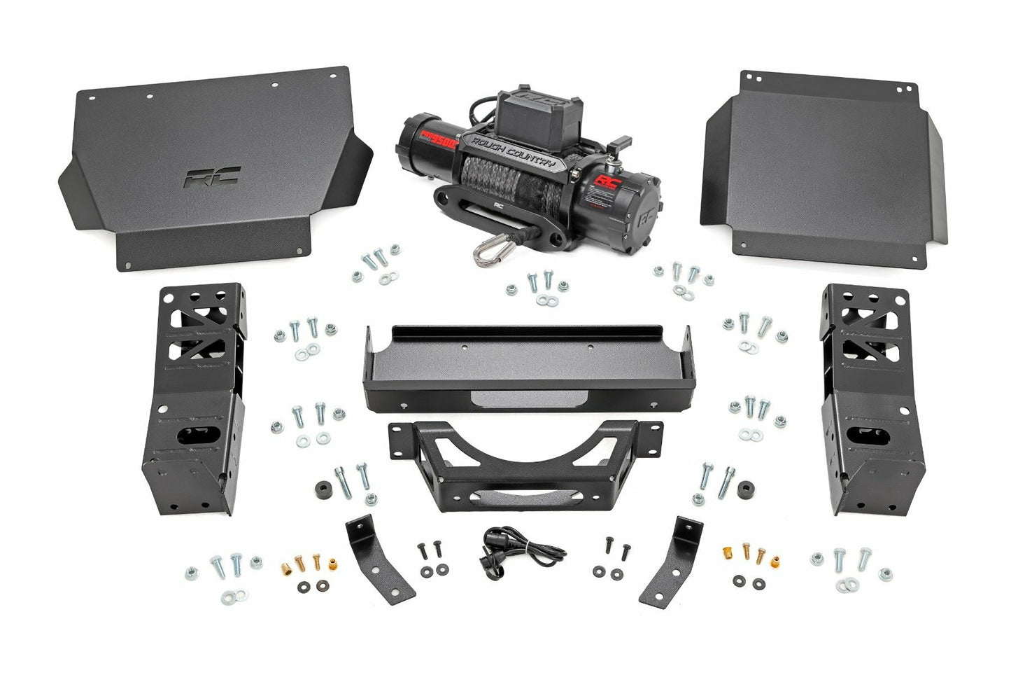 Fits Toyota Tacoma 2WD/4WD (2024) Hidden Winch Mount; 9500S; 72012