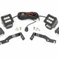 Fits Toyota Tacoma (2024) LED Light Kit; Ditch Mount; 2" Black Pair; Flood 72102