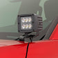 Fits Toyota Tacoma (2024) LED Light Kit; Ditch Mount; 2" Black Pair; Flood 72102