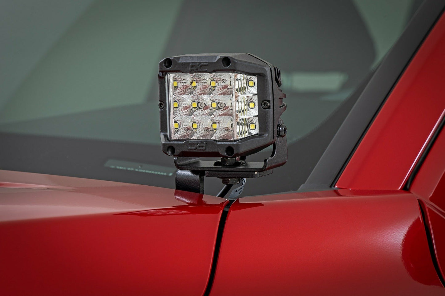 Fits Toyota Tacoma 2&4WD (2024) LED Light Kit; Ditch Mount; 3" OSRAM; Wide 72105