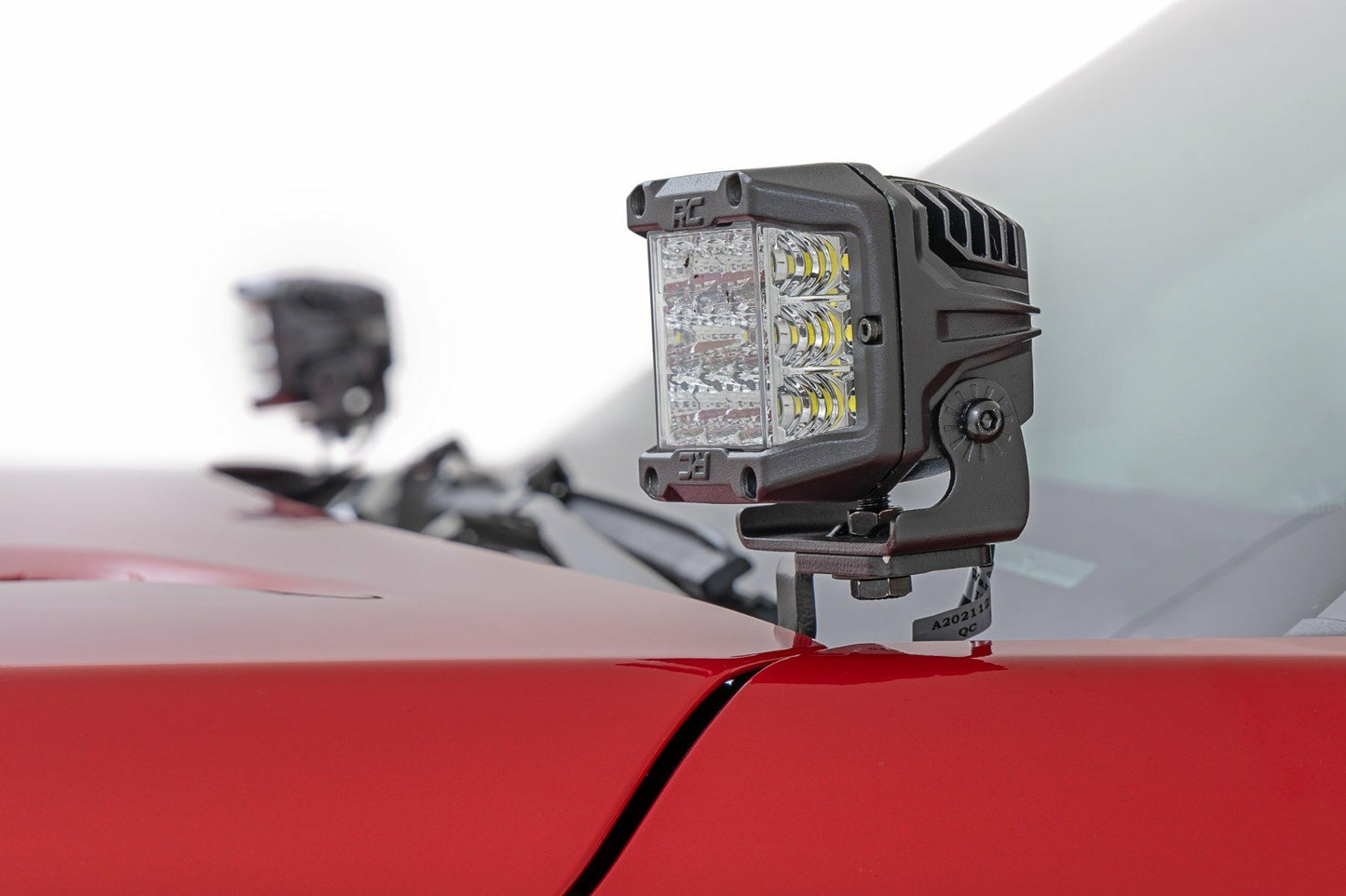 Fits Toyota Tacoma 2&4WD (2024) LED Light Kit; Ditch Mount; 3" OSRAM; Wide 72105