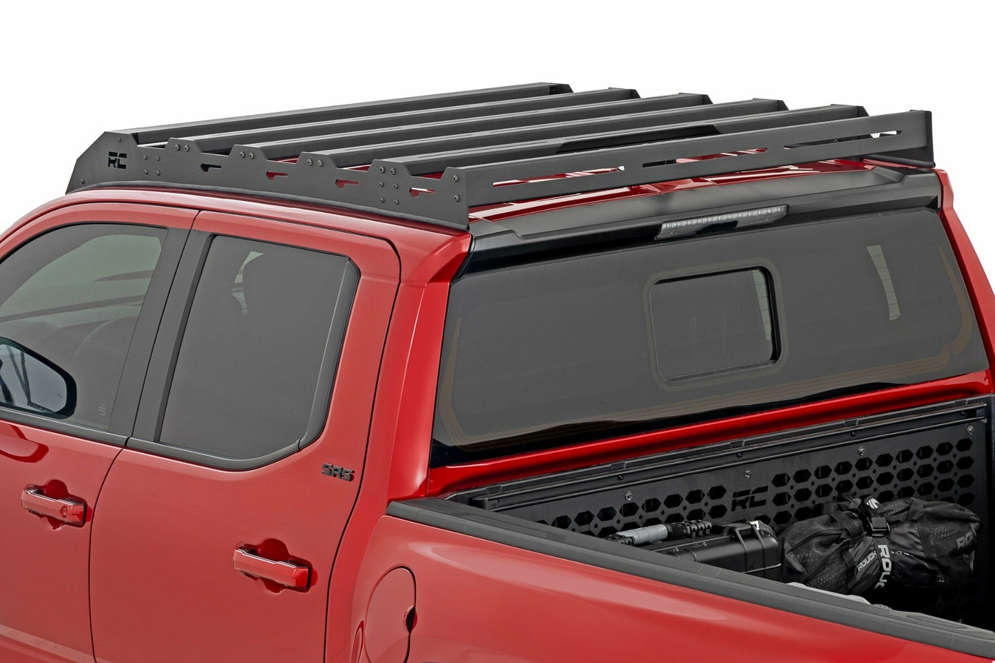Fits Toyota Tacoma 2WD/4WD (2024) Roof Rack; 40" Black LED; 72110