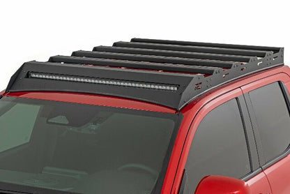 Fits Toyota Tacoma 2WD/4WD (2024) Roof Rack; 40" Black LED; 72110