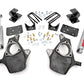 Fits Chevy/GMC 1500 (99-06 & Classic) Lowering Kit; 2 Inch FR; 4 Inch RR; 722.2