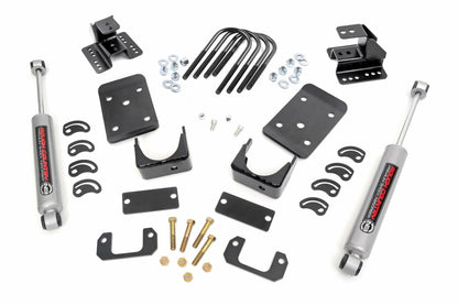 Fits Chevy/GMC 1500 (07-15) Lowering Kit; Str Drop; 2"FR; 4"RR; 72330