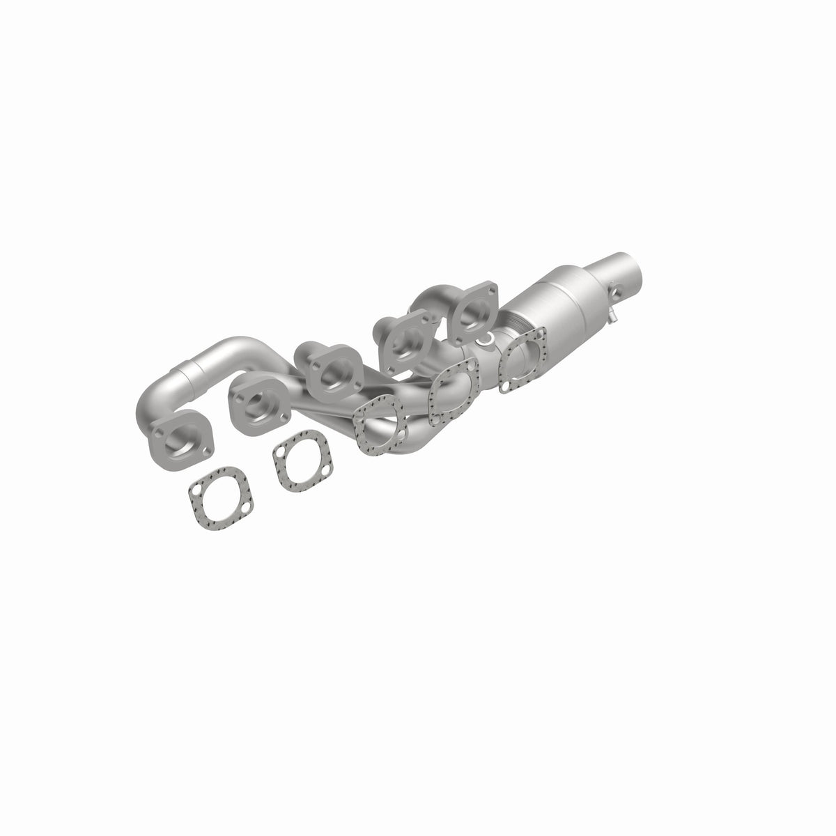 Catalytic Converter with Integrated Exhaust Manifold for HM Grade Federal / EPA Compliant Direct-Fit Manifold Catalytic