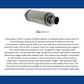 3.0 In/Out-6 Round Body-Moderate Sound; FlowFX Muffler; Flowmaster-72619