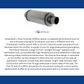 3.0 In/Out-6 Round Body-Moderate Sound; FlowFX Muffler; Flowmaster-72619