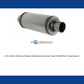 3.0 In/Out-6 Round Body-Moderate Sound; FlowFX Muffler; Flowmaster-72619