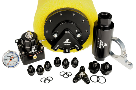 Fuel Pump Complete Kit High Flow EFI Performance Universal Fit Aeromotive 17165-BGPL