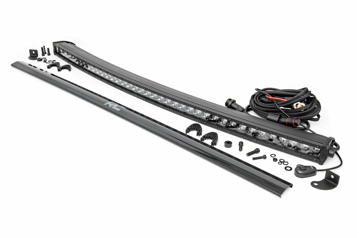 40 Inch Black Series LED Light Bar; Curved; Single Row 72740BL