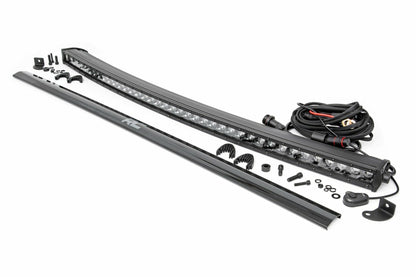 40 Inch Black Series LED Light Bar; Curved; Single Row 72740BL