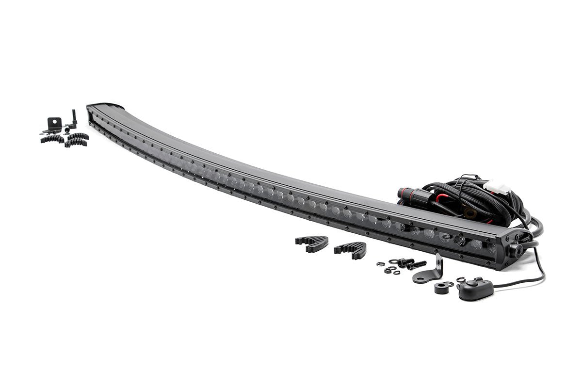 50 Inch Black Series LED Light Bar; Curved; Single Row 72750BL