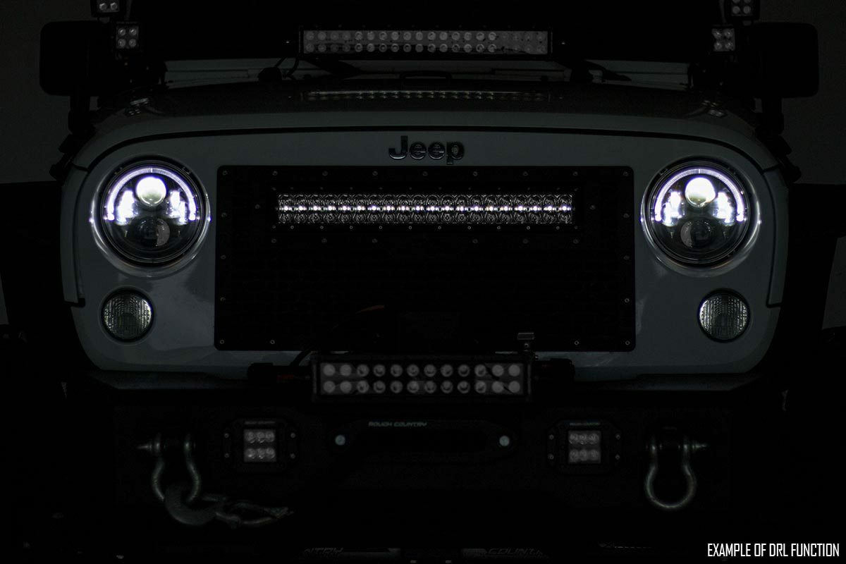 30 Inch Black Series LED Light Bar; Curved; Dual Row; Cool White DRL 72930BD