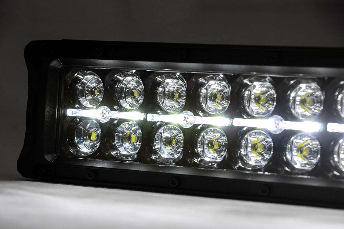 30 Inch Black Series LED Light Bar; Curved; Dual Row; Cool White DRL 72930BD
