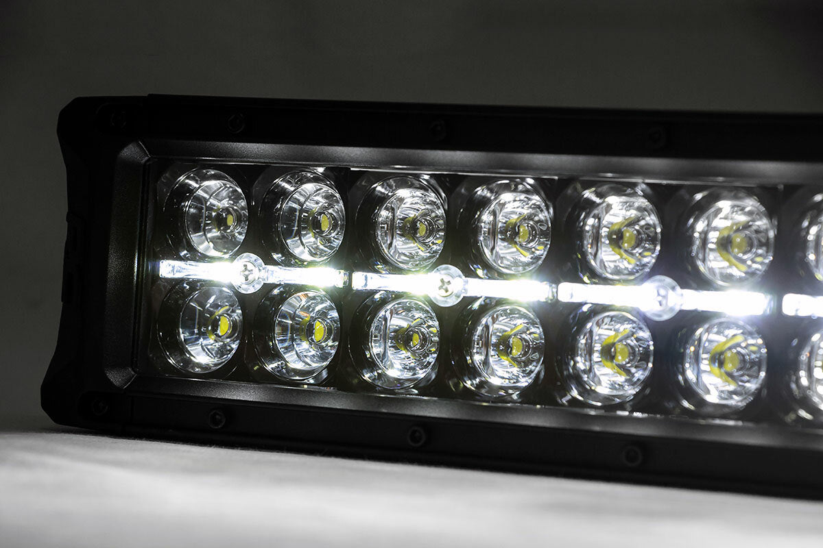 30 Inch Black Series LED Light Bar; Curved; Dual Row; Amber DRL 72930BDA