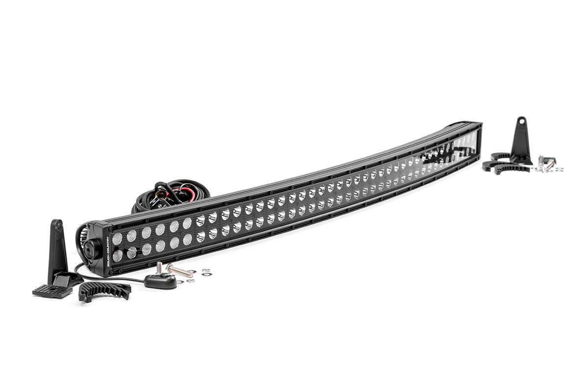 40 Inch Black Series LED Light Bar; Curved; Dual Row 72940BL