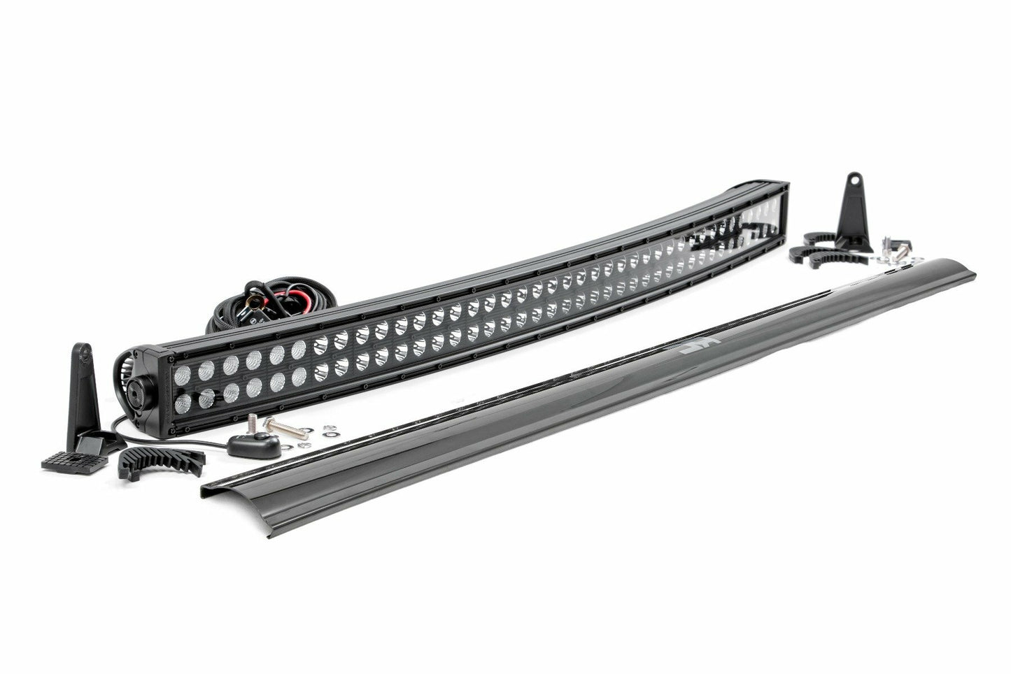 40 Inch Black Series LED Light Bar; Curved; Dual Row 72940BL