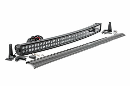 40 Inch Black Series LED Light Bar; Curved; Dual Row 72940BL