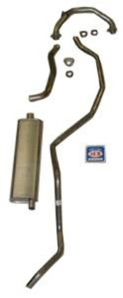 1960-64 Chevrolet Bel Air Single Exhaust System 8 cyl. 283 73006