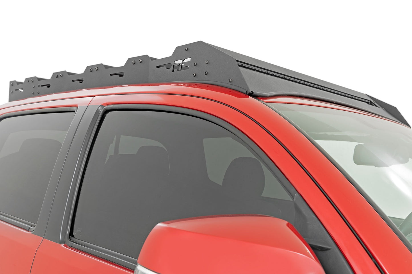 Fits Toyota Tacoma 2WD/4WD (2005-2023) Roof Rack; Front LED Lights; 73107