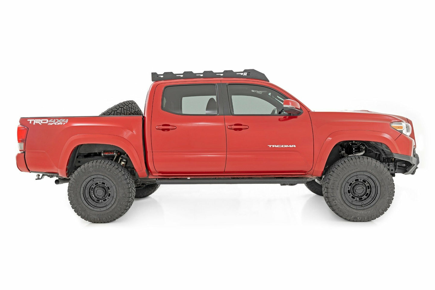 Fits Toyota Tacoma 2WD/4WD (2005-2023) Roof Rack; Front LED Lights; 73107