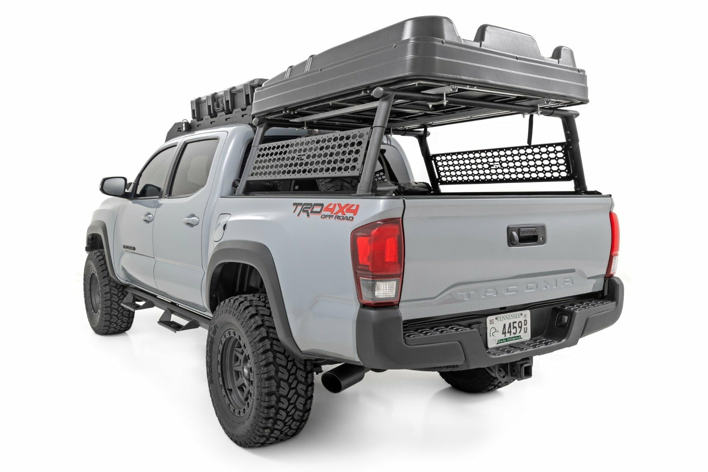 Fits Toyota Tacoma 2WD/4WD (2005-2023) Bed Rack; Aluminum; 73109