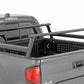 Fits Toyota Tacoma 2WD/4WD (2005-2023) Bed Rack; Half Rack; Aluminum; 73115