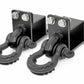 Fits Toyota Tacoma 2WD/4WD (2024) Rear Shackle Kit; D-Ring Combo; 73117