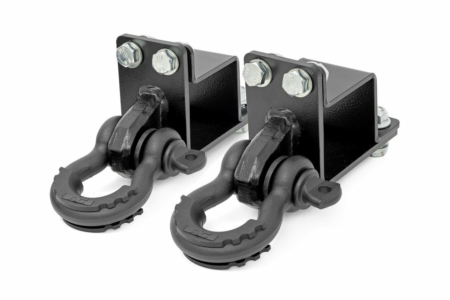 Fits Toyota Tacoma 2WD/4WD (2024) Rear Shackle Kit; D-Ring Combo; 73117