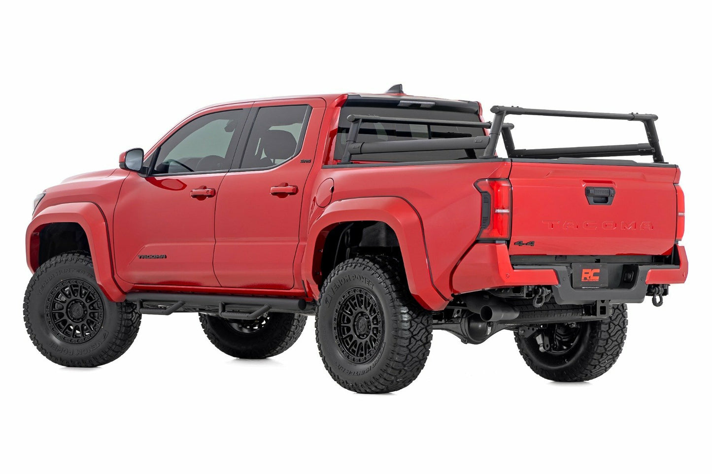 Fits Toyota Tacoma 2WD/4WD (2024) Bed Rack; Half Rack; Aluminum; 73119