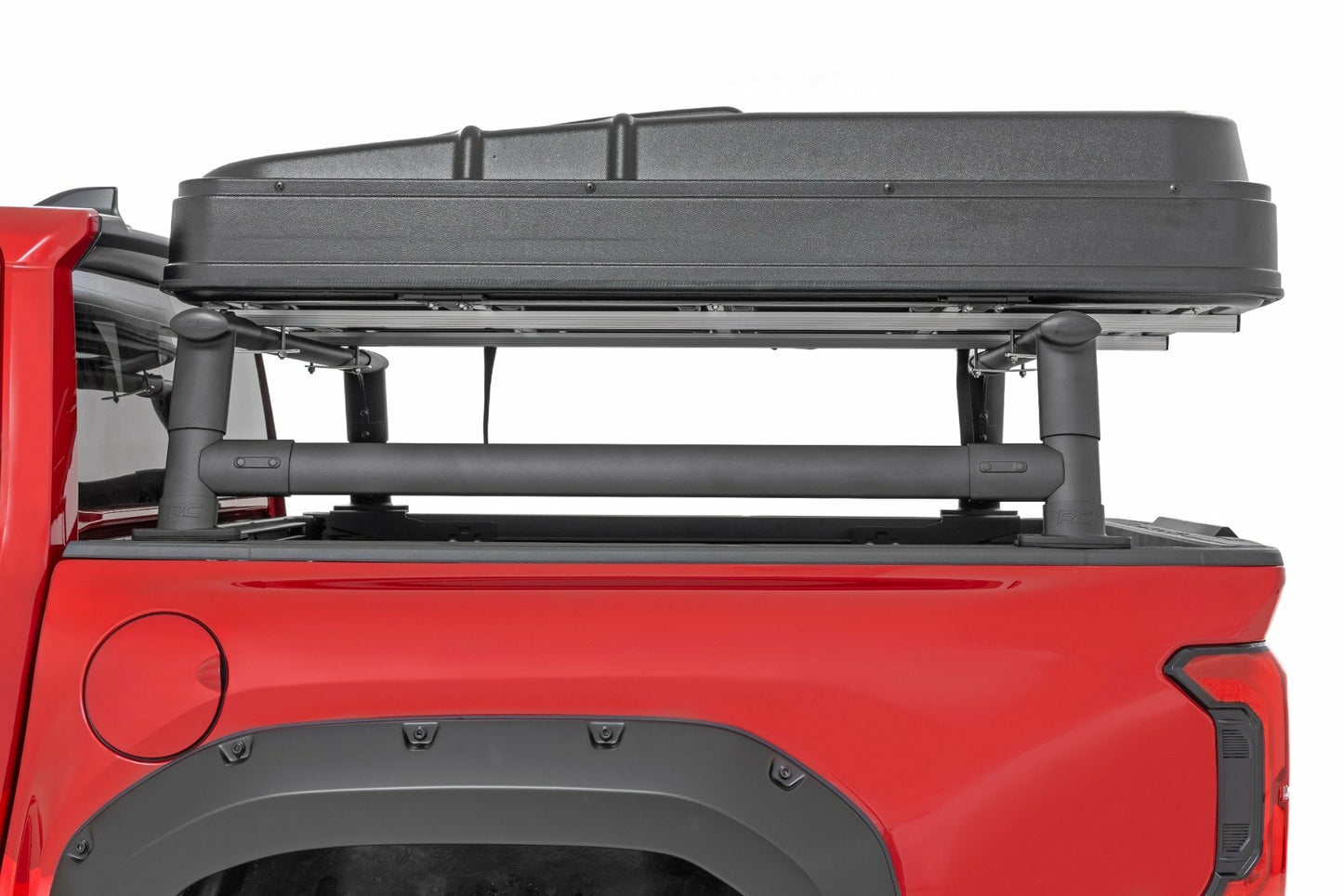 Fits Toyota Tacoma 2WD/4WD (2024) Bed Rack; Half Rack; Aluminum; 73119