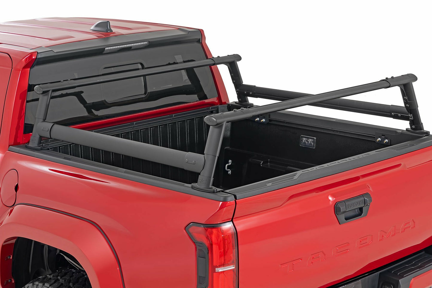 Fits Toyota Tacoma 2WD/4WD (2024) Bed Rack; Half Rack; Aluminum; 73119
