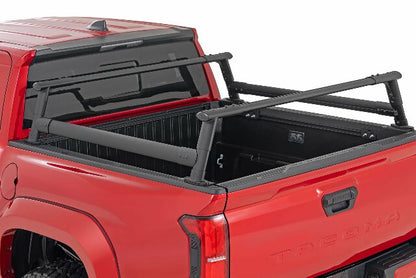 Fits Toyota Tacoma 2WD/4WD (2024) Bed Rack; Half Rack; Aluminum; 73119