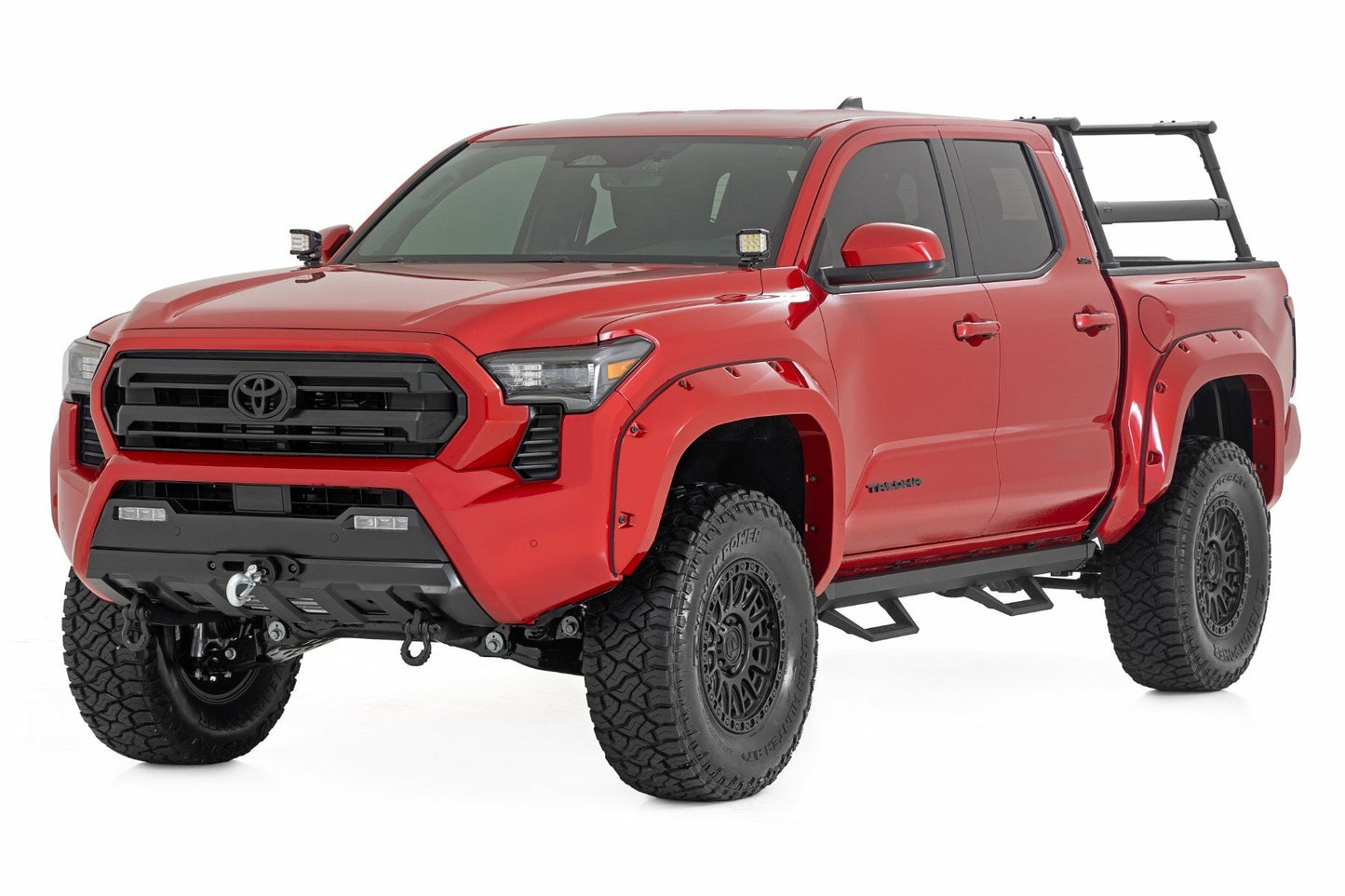 Fits Toyota Tacoma 2WD/4WD (2024) Bed Rack; Aluminum; 73124